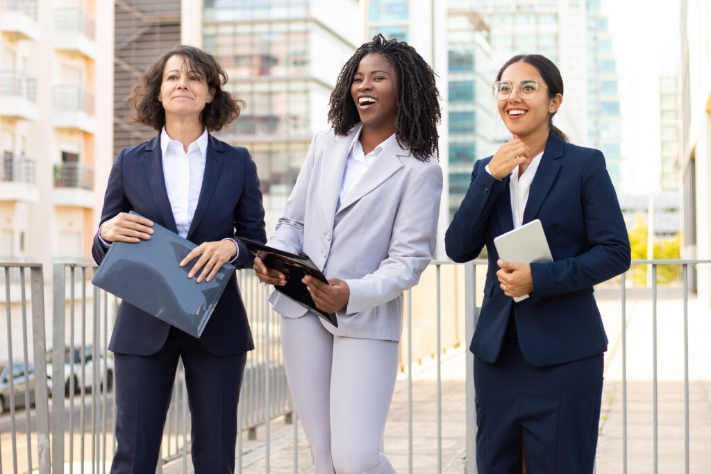 Diverse businesswomen representing In-Demand Jobs for Immigrants in the UK