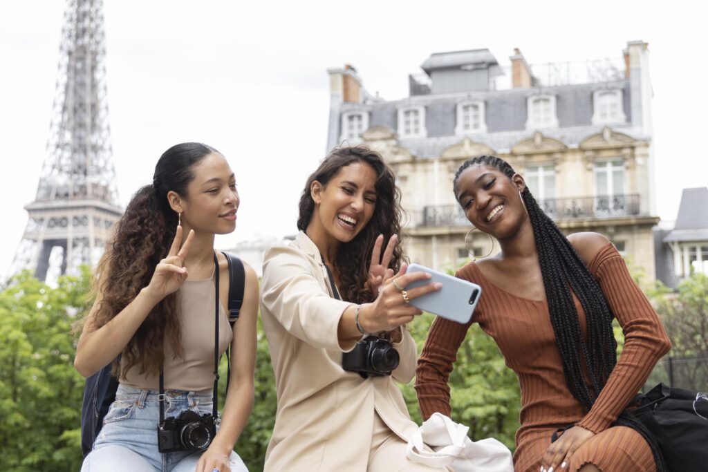 Young women exploaring the UK Visa Options